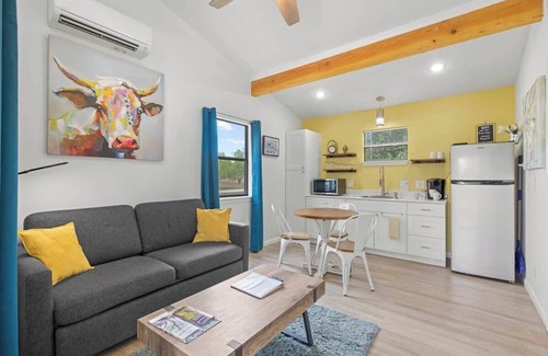 Fredericksburg Cabaña | Bluebonnet Waterfront Cottage With Hot Tub