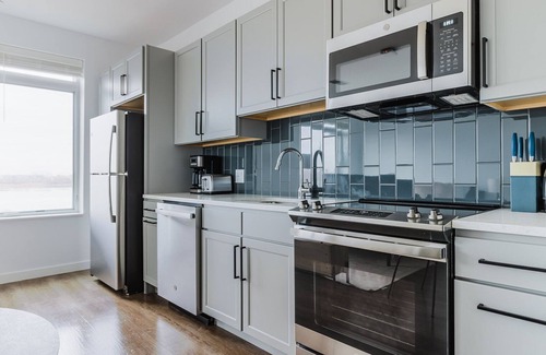 Neponset - Port Norfolk Apartamento | Blueground | Dorchester studio apartment