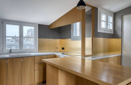Sorbonne Apartamento | Blueground | Sorbonne, balcony, a/c & great view