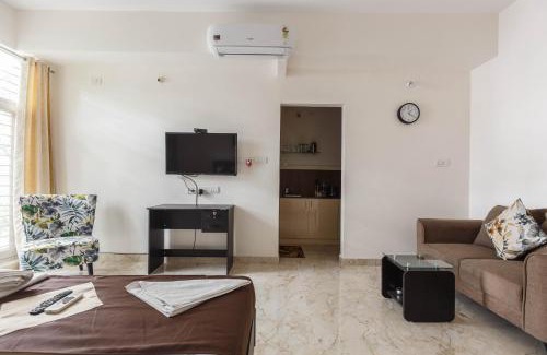 Koramangala 3 Block Apartamento | BluO Studio Koramangala - Terrace Garden, Parking