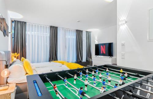 Oberdorla Casa | Bodensee Penthouse 23D - Seesicht - Billiard - Massage - Trambolin - BBQ - Tischkicker - Panorama Exklusive