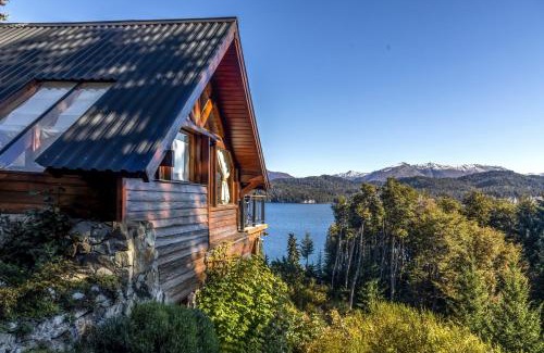 Puerto Manzano Casa | BOG Puesta de Sol - Cabañas con vista al lago