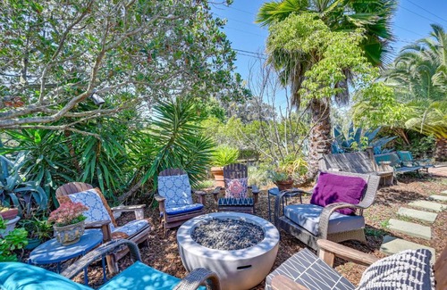 Benicia Casa | Bohemian Wonderland Benicia Bungalow with Pergola!