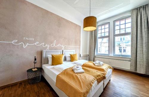 Erfurt Old Town Apartamento | BohnApartments Altstadt-Loft - Wasserbett - Parkplatz - WLAN - Zentrum