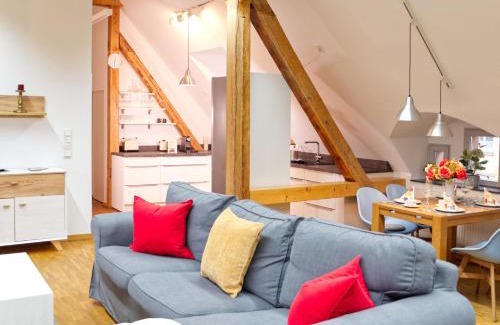 Erfurt Old Town Apartamento | BohnApartments Altstadt-Loft - Wasserbett - Parkplatz - WLAN - Zentrum