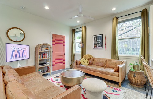 Blackshear-Prospect Hill Casa | Boho Austin Vacation Home w/ Private Hot Tub!