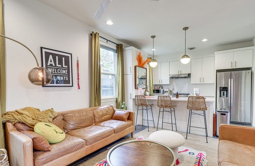 Blackshear-Prospect Hill Casa | Boho Austin Vacation Home w/ Private Hot Tub!