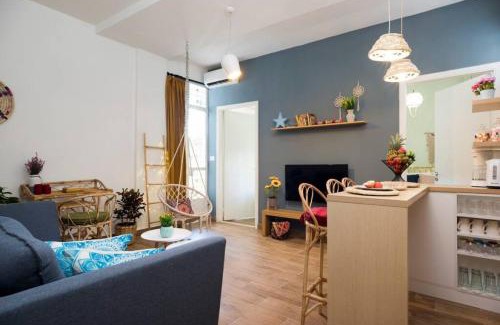 Mar Mikhael Apartamento | Boho-Chic Cozy 2BR - Apt & Balcony in Mar Mikhael