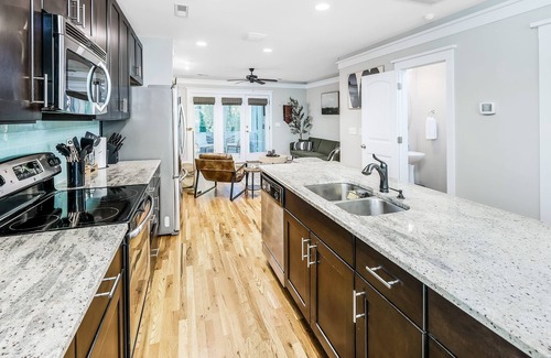 Davidson Casa | Boho Retreat Steps From Downtown Porch Parking