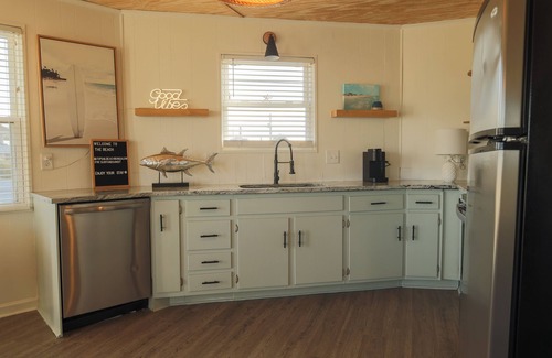 Ocean City Beach Cabaña | Boho round house with beach across street, 2nd row