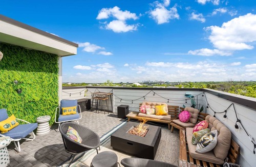 Haynes Area Casa | Boho Townhome for 12 Close to DT