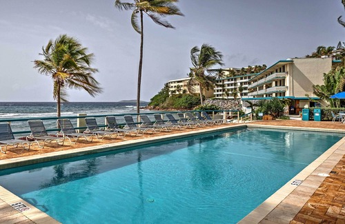 Bolongo Bay Condominio | Condominio frente al mar en Bolongo Bay con piscina comunitaria!