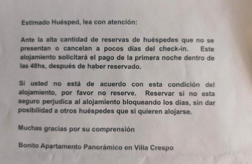 Barrio Villa Crespo Apartamento | Bonito Apartamento Panoramico en Villa Crespo