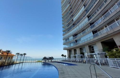 Pompeia Apartamento | Book Santos Unlimited 1216 - Vista Lateral do Mar