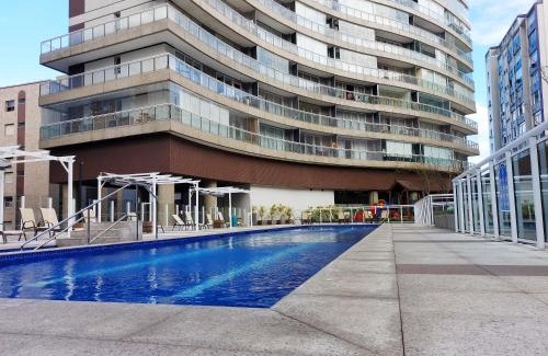 Pompeia Apartamento | Book Santos Unlimited 1216 - Vista Lateral do Mar