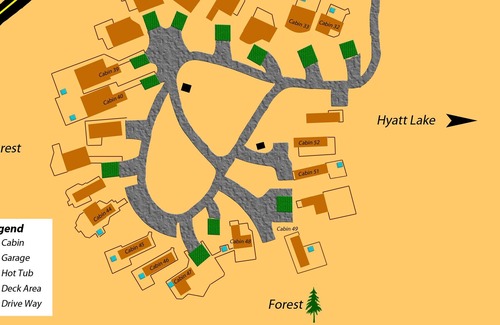 Ashland Cabina | # 47 y 48 Hyatt Lake Compound - Capacidad 9