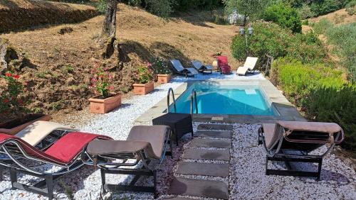 Mastiano Apartamento | Borghetto Gaddini - Gli Inglesi Deluxe Apartment - Panoramic view and pool