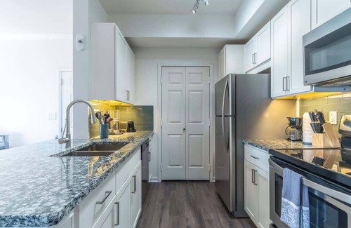 Irving Apartamento | Boulevard Stays Comfy King 1BR Pool, Gym & Free Parking 05