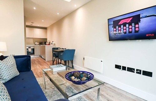 Welwyn Garden City Apartamento | Boutique One Bedroom in Welwyn Garden City - Free Wifi