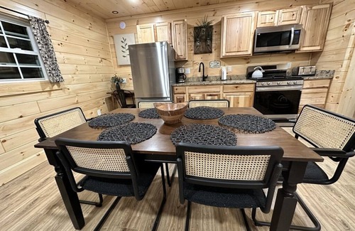 Old Forge Cabina | Brand NEW! 2-Bedroom Cabin in Old Forge. AC, Washer/Dryer, WiFi. Walk to town!