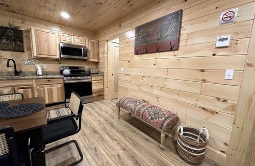 Old Forge Cabina | Brand NEW! 2-Bedroom Cabin in Old Forge. AC, Washer/Dryer, WiFi. Walk to town!