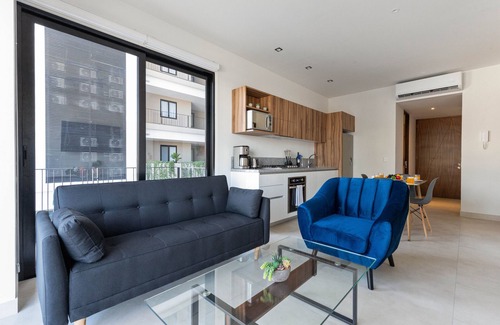 Díaz Ordaz Condominio | Brand new 2BD condo in Versalles & awesome Rooftop 2BD Condo for rent in Versall