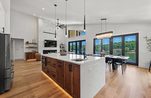 Mooresville Casa | Brand New 4000+ sq ft house with pool, hot tub, amazing deck and amenities