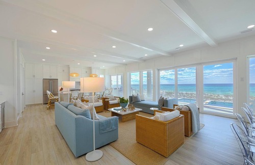 Villa Segunda Casa | BRAND NEW 6 Bedroom, 6 Full Bath and one1/2 Bath/Gulf Front Home/Private Pool