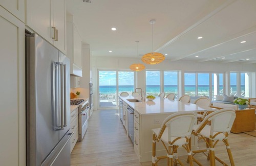 Villa Segunda Casa | BRAND NEW 6 Bedroom, 6 Full Bath and one1/2 Bath/Gulf Front Home/Private Pool