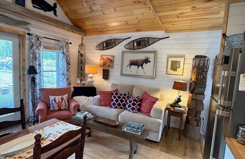 Gouldsboro Cabaña | Brand New House!! Charming tiny home on small farm close to Schoodic Peninsula.