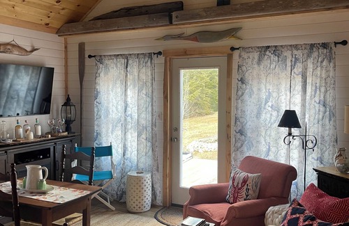 Gouldsboro Cabaña | Brand New House!! Charming tiny home on small farm close to Schoodic Peninsula.