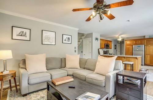 St. Michaels Casa | Waterfront Home w/ Hot Tub in Bozman Village!