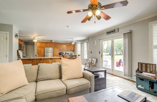 St. Michaels Casa | Waterfront Home w/ Hot Tub in Bozman Village!