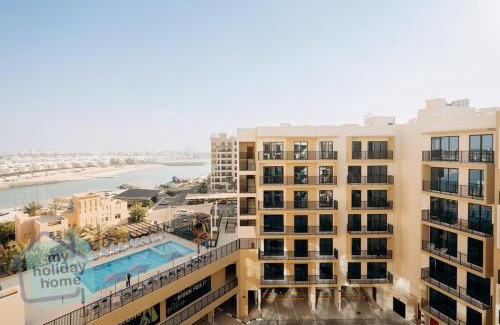 Al Hamra Village Apartamento | Brand New Studio Canal View
