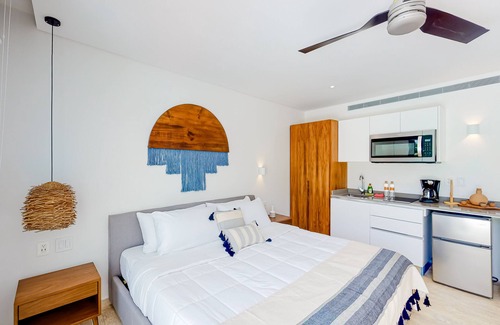 Tulum Apartamento | Brand New Studio w/Small Patio, Shared Outdoor Pool, Free WiFi, Central A/C