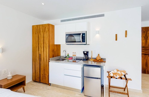 Tulum Apartamento | Brand New Studio w/Small Patio, Shared Outdoor Pool, Free WiFi, Central A/C