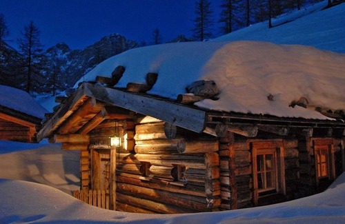 Schildlehen Cabina | Brandhof Chalets am Berg - cozy hut/1 bedroom/ shower, WC