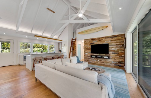 Kilauea Casa | Breathtaking Anini home with guesthouse & steps away from beach