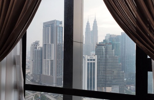 Medan Tuanku Apartamento | Impresionantes vistas del horizonte de la ciudad en Kuala Lumpur