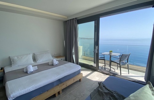 Ammoudara Apartamento | Breathtaking sea view studios