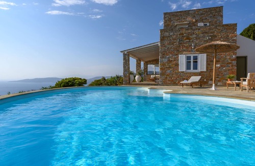 Kato Aprovatou Casa | Vista excepcional - Casas con piscina 10-12 p - Ideal 2 familias