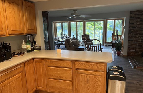 Sanbornville Casa | Breathtaking views of Lovell Lake- 3 bedroom four season home