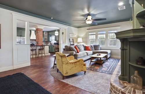 South Overton Casa | Brick Road Retreat - 3BR/2BA - Walk to Tech