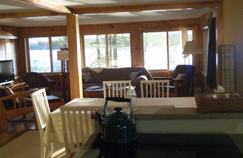 Bridgton Cabina | Bridgton, Maine, muy privada cabina Long Lake Waterfront