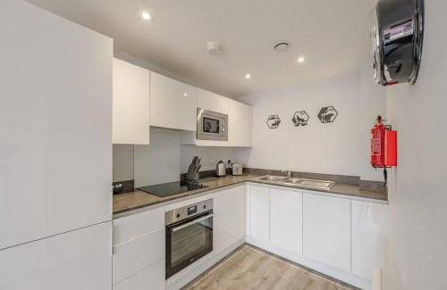 Bordesley Apartamento | Bright 1 Bedroom Apartment, Central Birmingham