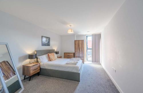 Bordesley Apartamento | Bright 1 Bedroom Apartment, Central Birmingham