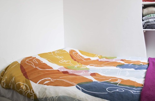 Porte-Saint-Martin Apartamento | Bright 28m² overlooking the Paris rooftops
