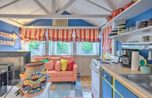 Springs Casa | Bright and Colorful East Hampton Home with Patio!