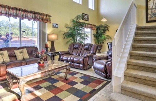 Crescent Lakes Casa | Bright and Spacious 6 BR Disney Area Villa with Pool and Game Room