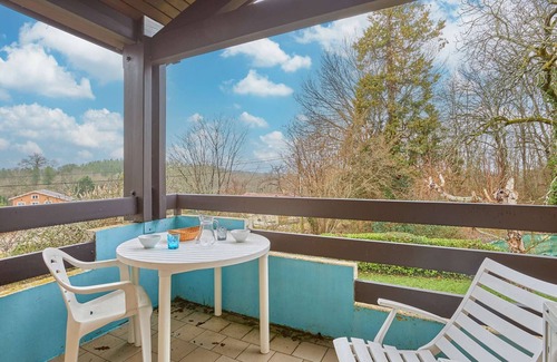 Barbotan-les-Thermes Apartamento | Apartamento luminoso con terraza y aire acondicionado, incluye parking